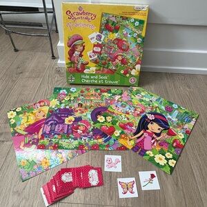 Vintage Strawberry Shortcake Hide & Seek Game Complete Seek & Find Kids